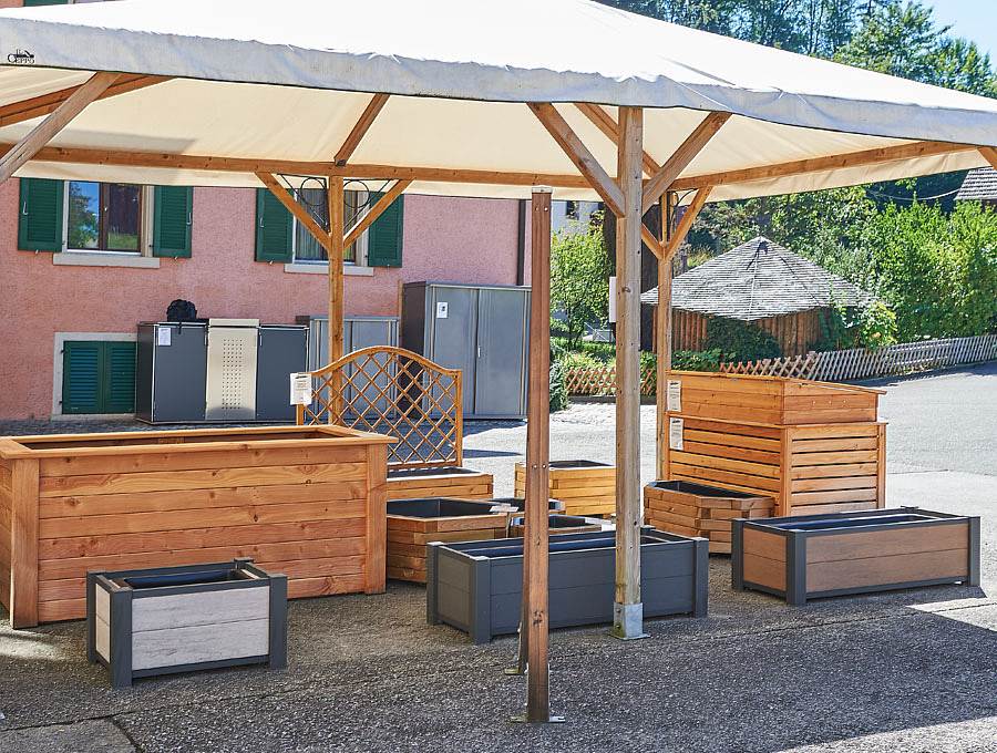 Ausstellung mit Outdoorprodukten